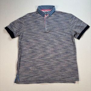 Maceoo Polo Men's‎ 2 / S Mozart Vivid Grey Geometric Dress Shirt Collar Comfort